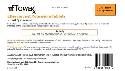 towerxps250 labeldrug-03.jpg image of carton label - 250 count - towerxps250 labeldrug 03
